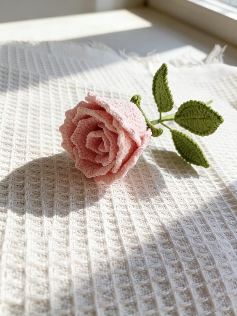 Handmade Crochet Rose Bouquet