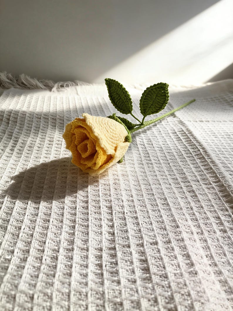 Handmade Crochet Rose Bouquet