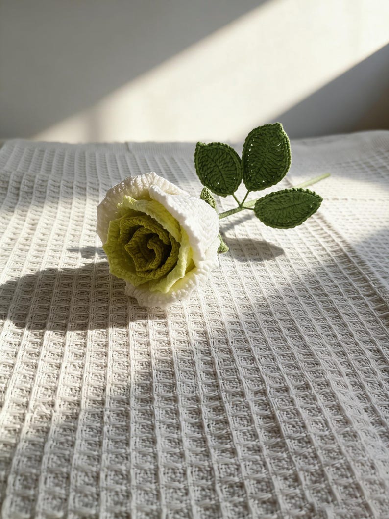 Handmade Crochet Rose Bouquet