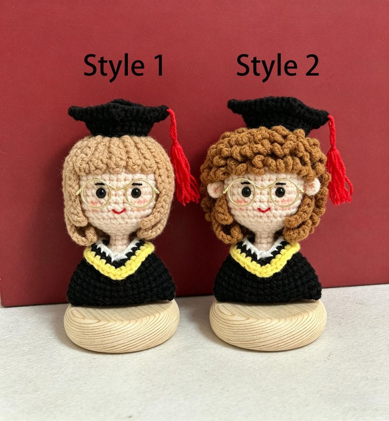The Graduation Keepsake | Custom Amigurumi & Crochet Bouquet